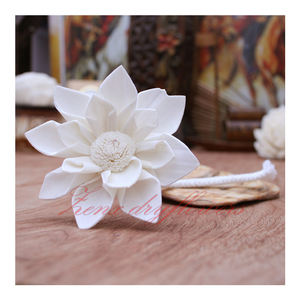 Eco-Friendly Artificial Sola Wood Flowers Star Daisy Home Decor Halloween & Christmas 6 8 10cm Sizes Handmade Competitive Price - Product Image 1