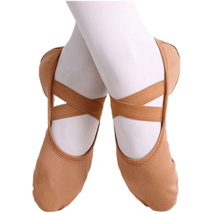 Chaussons de danse en toile de haute qualité à semelle fendue, extensibles, pour enfants, filles et femmes, pour l'entraînement de danse - Product Image 5