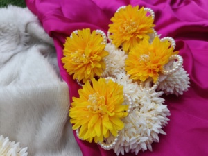 Jasmin Parfumé Sangeet Haldi Mehndi Ganey GAJRA Ganaas Bracelets Mehndi Mayoon Kalire Faveurs De Mariage Indien pour Chignon Cadeau - Product Image 6