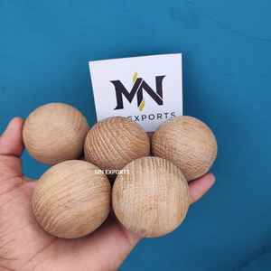 Bolas de Madera de Roble Ecológicas, Esferas Redondas y Lisas de Madera Dura para Decoración del Hogar y Proyectos de Arte - Product Image 2