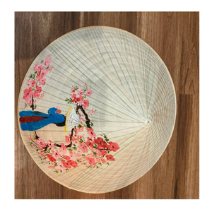 Sombrero Cónico de Hoja de Palma de Vietnam, Artículo Popular, Colorido, Tejido, de Paja, Sombrero Africano Bolga para Mujer, para Playa, Verano - Product Image 1