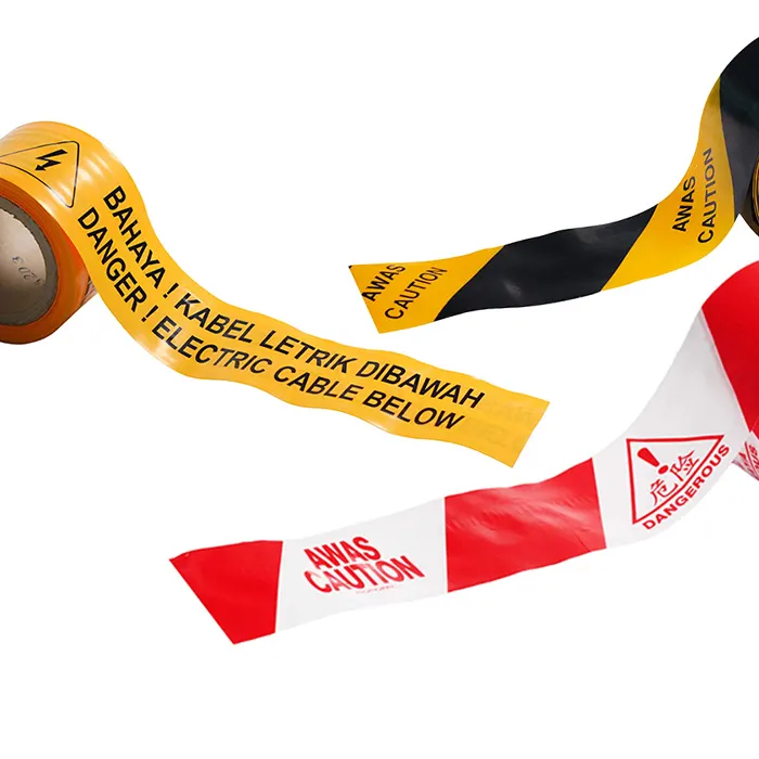 OEM Premium Quality Warning Tape for Traffic Alert Road Safety Multipurpose Use Durable Safety Barriers