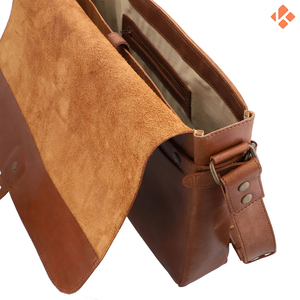 Best Selling High Quality Anti-Theft Business Style Genuine Leather <b>Laptop</b> Backpack Zipper Hasp Closure 10L/16L Capacity - Product Image 5