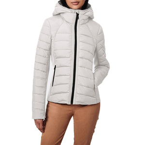 Chaquetas de Invierno Acolchadas para Mujer, con Logotipo Personalizado 2024, Color Sólido, Tejidas, Transpirables y de Alta Calidad - Product Image 1