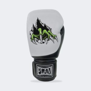 Gants de boxe en cuir de vachette professionnels de 16 oz, vente en gros, logo personnalisé imprimé, pour adultes, utilisation en extérieur, respirants, antidérapants - Product Image 2
