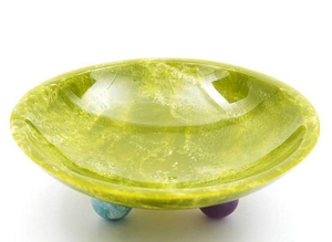 Bol en résine fait main par un designer, sans BPA, avec surface hautement polie et texture ronde pour la décoration de la maison et le style de table - Product Image 6