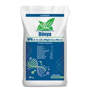 8-5-45 NPK polvere blu polvere solubile in acqua fertilizzante di potassio NPK fertilizzante composto agricoltura 25kg sacchetti