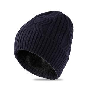 Gorros de piel gruesos y cálidos de esquí de invierno para hombre de alta calidad, gorro de punto de talla grande para adultos, cabeza grande para hombre, escenas de viaje en la playa - Product Image 3