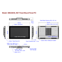 Panel PC Integrado con Resolución Full HD de 1920 por 1080
