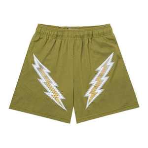 กางเกงขาสั้นตาข่ายแบบซับลิเมชันสำหรับผู้ชายและผู้หญิงกางเกงวิ่งลำลองมีแถบเอวยางยืดสวมใส่สบายปรับขนาดได้ตามต้องการ - Product Image 2