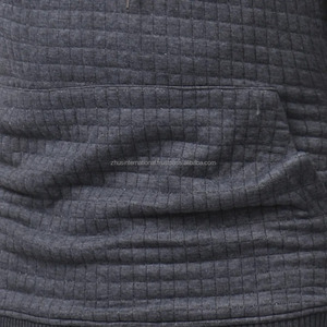 Pull à capuche 100% coton pour hommes Sweat-shirt de haute qualité Logo personnalisé Tricoté Grande taille Épaule tombante Polaire à capuche - Product Image 5