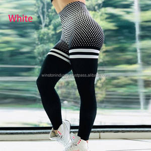 2024 gran oferta de cintura alta de dos piezas gimnasio Fitness Yoga conjunto para mujeres gran oferta conjuntos de mallas de entrenamiento con logotipo - Product Image 5