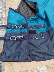 Couverture de tapis combo cheval imperméable 1680D du fabricant en gros avec doublure amovible en polyfil 210D de 300 grammes logo personnalisé - Product Image 2