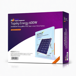 Panneau solaire monocristallin PERC à demi-cellules Topsky Energy 600W, haute efficacité, certifié TUV - Product Image 2