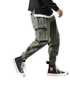 Dernier design, pantalon cargo décontracté à 6 poches, pantalon de jogging, salle de sport, fitness, unisexe, 100% coton, anti-froissement, séchage rapide - Product Image 4