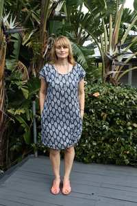 Ladies Casual Wear Printed DressHighlights <b>Womens</b> Designer Printed <b>Dress</b> Enhanced with - Product Image 2