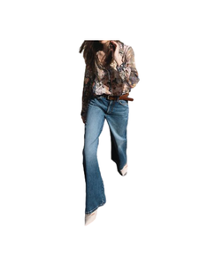 Elegante y cómoda camisa floral de contraste marrón Ideal para fitness y actividades al aire libre al por mayor de La India - Product Image 3