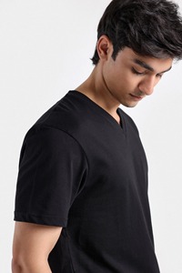 T-shirt à manches courtes pour hommes Anti-rides solide coupe ample Style Hip Hop pour le sport Fitness course à pied décontractée - Product Image 5