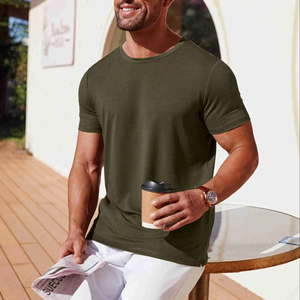T-shirt respirant à coupe décontractée et anti-humidité pour homme, design personnalisé, coton de haute qualité, léger - Product Image 6
