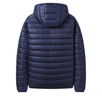 Dernier modèle de blouson d'aviateur à col montant veste en duvet personnalisée pour hommes manteau épais vêtements d'extérieur chauds pour l'hiver veste bouffante