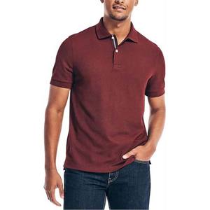 Polos personalizados Camisa ajustada Color sólido Algodón Tallas grandes Tela transpirable Hombres Manga corta Jersey Impreso Bordado - Product Image 1