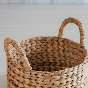 Cesta de jacinto de agua tejida a mano sin tapa para Tet Holiday Storage Caramelos Estilo tradicional elegante Superventas - Product Image 2