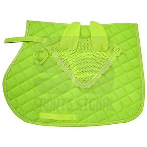Tapis de selle adapté aux chevaux Matériau de toile de remplissage en mousse de haute qualité Doublure en tissu Toutes les couleurs disponibles Logo personnalisé Dressage - Product Image 4