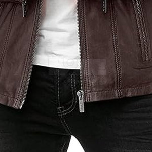 New Arrival High Quality Windproof Winter <b>Leather</b> <b>Jacket</b> OEM Service Customized Wholesale Price for Men - Product Image 4