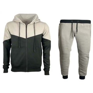 Conjunto Deportivo Personalizado para Hombre, con Capucha y Cierre de Cremallera, Ligero, de Algodón, para Entrenamiento, Correr, Dos Piezas, Invierno - Product Image 3