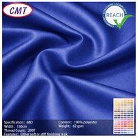 Tissu de vêtement, textile, tissu en taffetas 100% polyester, 290T, tissu de doublure léger pour vêtements