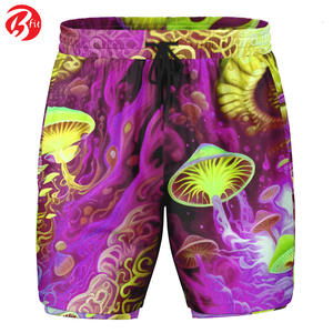 Vêtements de fitness imprimés taille élastique avec poches hommes portent des shorts Shorts de jogging pour hommes nouveauté Jogger Jogging Shorts - Product Image 3