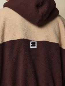 Sweat à capuche zippé personnalisé pour hommes, essentiel, surdimensionné, lourd, 500 coton granuleux Boxy, sweat à capuche zippé uni avec motif imprimé - Product Image 3