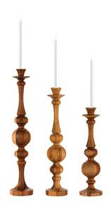 Bougeoir en bois écologique fabriqué à partir de bois durable idéal pour les amateurs de décoration intérieure verte - Product Image 5