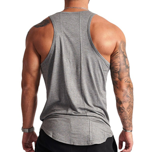 Camiseta sin mangas de algodón de alta calidad para hombre, ropa deportiva transpirable ajustada, diseño de punto sin mangas, camisetas sin mangas para culturismo en oferta - Product Image 5