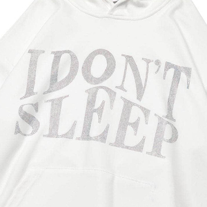 Meilleures ventes 2024 hiver arrivée hommes 100% coton mélangé sweats à capuche avec strass épais polaire en vente à des prix bas - Product Image 6