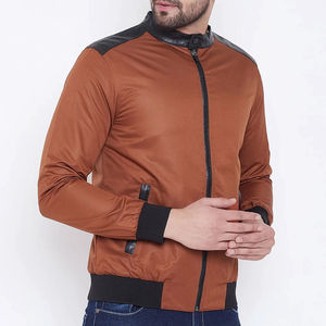 Chaqueta Bomber de Moda para Exteriores 2025, Cuello Alto de Lona, Resistente al Viento, Transpirable, Alta Calidad, Tallas Personalizadas al por Mayor - Product Image 4