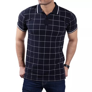 Vente en gros de polos en coton uni de haute qualité pour hommes, T-shirt polo décontracté à revers pour le golf et le sport - Product Image 1