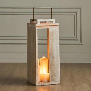 Aluminium Grave <b>Lantern</b> With Leaf Motif Custom Colours Indoor and Outdoor Home & Garden Decoration Lightning Classic Design - Product Image 1