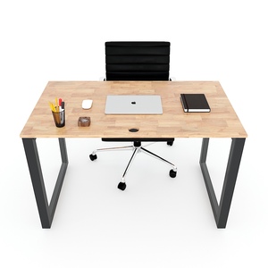 โต๊ะขาเหล็กทรงสามเหลี่ยม 120x70 ซม. รุ่น HBTA004 ดีไซน์ทันสมัย - Product Image 5