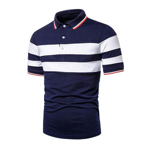 Elegante nuevo diseño de los hombres para los polos Patrón sólido Algodón Ropa de calle Logotipo personalizado Bordado de alta calidad Hecho en fábrica - Product Image 6