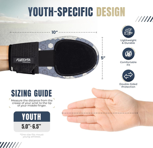 Guantes de béisbol de diseño personalizado de alta calidad Guantes deslizantes de protección universal para mano derecha e izquierda con protector de mano - Product Image 3