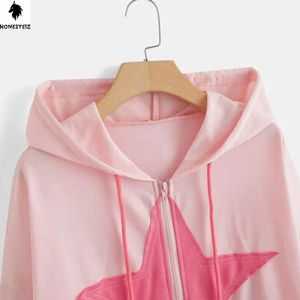 Sweat à capuche pull personnalisé pour hommes léger de haute qualité 100% coton polyester tissu éponge solide motif teint uni - Product Image 4