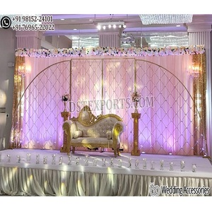 Gorgeous Reception Stage <b>Decor</b> Candle <b>Wall</b> Stunning Candle <b>Walls</b> for Stage <b>Decor</b> Stylish Candle <b>Walls</b> for Wedding Event Backdrop - Product Image 1