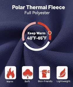 Pull en polaire à manches longues respirant et chaud pour femmes avec poche et fermeture éclair intégrale, logo brodé personnalisé - Product Image 5