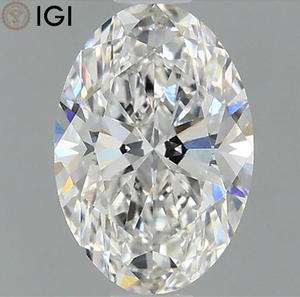 Diamant OVALE 1.52 Carat 9.19 MM CVD Lab Grown G Color VVS2 avec certificat IGI pour bijoux en diamant authentiques - Product Image 1
