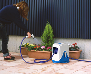 OEM Smart Design Full Cover <b>Water</b> Hose Reel 20 M Home Garden UV Protection Weatherproof Plastic Rotation Base Tool - Product Image 4