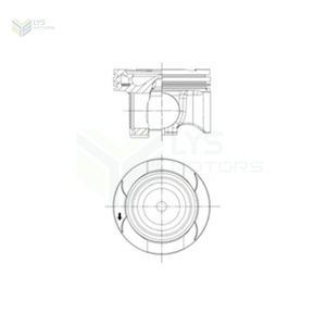 PISTONE A6540302900 A6540306400 per MERCEDES BENZ SPRINTER VITO Mixto MARCO <span class=keywords><strong>POLO</strong></span> Camper GLE GLC OM654 <span class=keywords><strong>DIESEL</strong></span> - Product Image 3