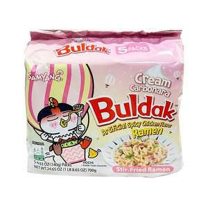 ซัมหยาง บูลดัค ครีม คาร์บอนัร่า รสชิเคน รสเรเมน บะหมี่ผัด 140gm - Product Image 4