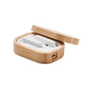 Auricolari TWS Jazz Bamboo, gadget ecologici - Product Image 5