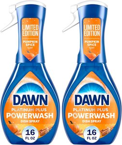 Dawn Powerwash Spray, Savon à vaisselle, Liquide vaisselle, Parfum citrouille, 1 kit de démarrage, 16 fl oz, (Lot de 2) - Product Image 6